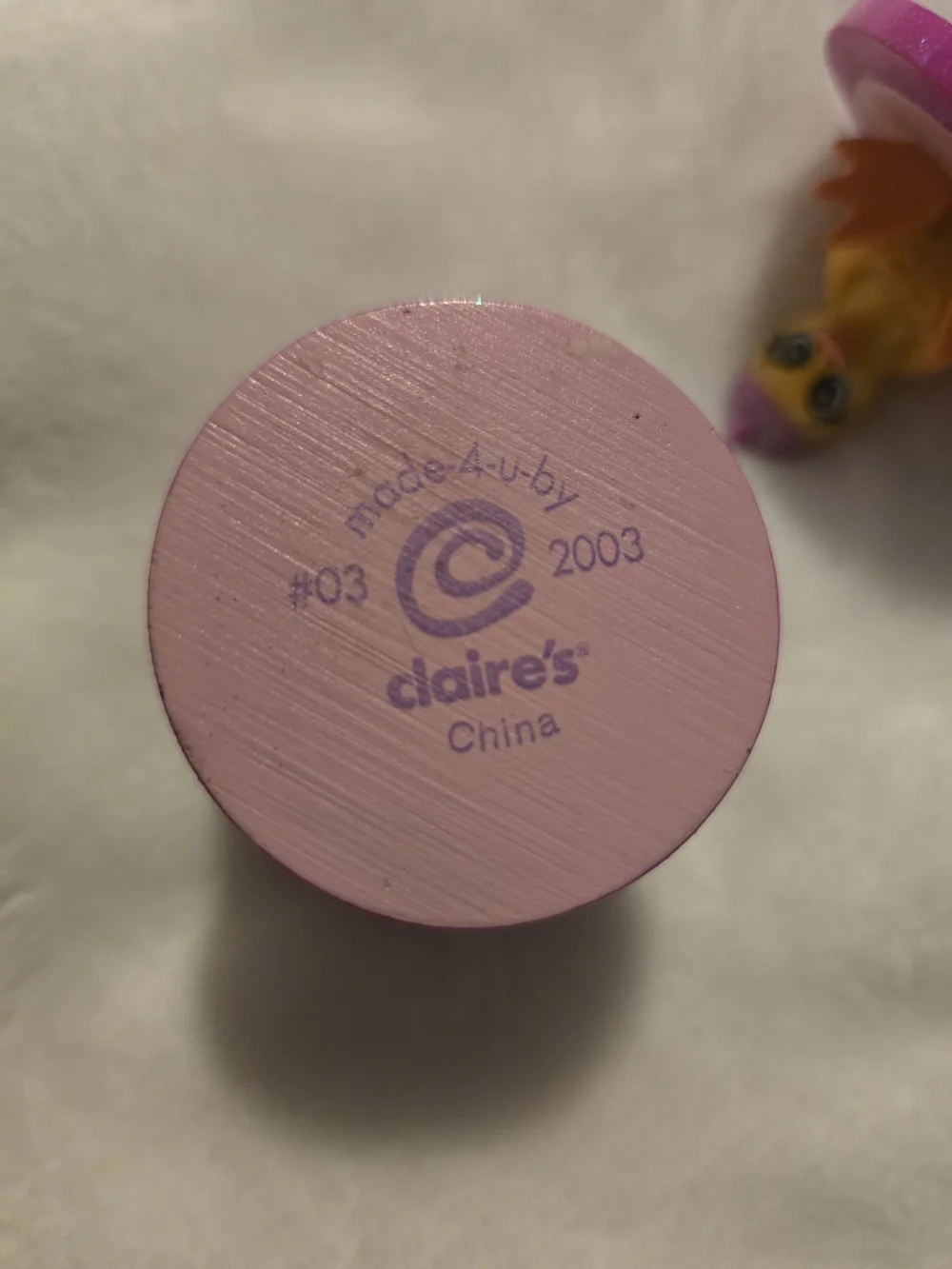 Claires 2003 Pink Princess Bath & Body Jar - Decorative Scented Accessory